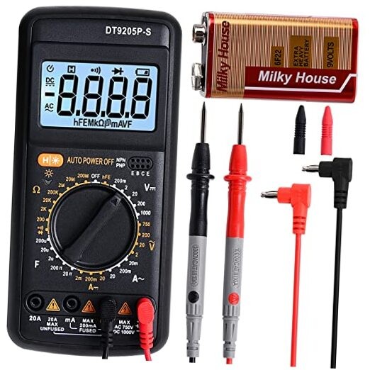 Digital Multimeter Tester, Multimeter Tester Pocket Voltmeter, Multicolored