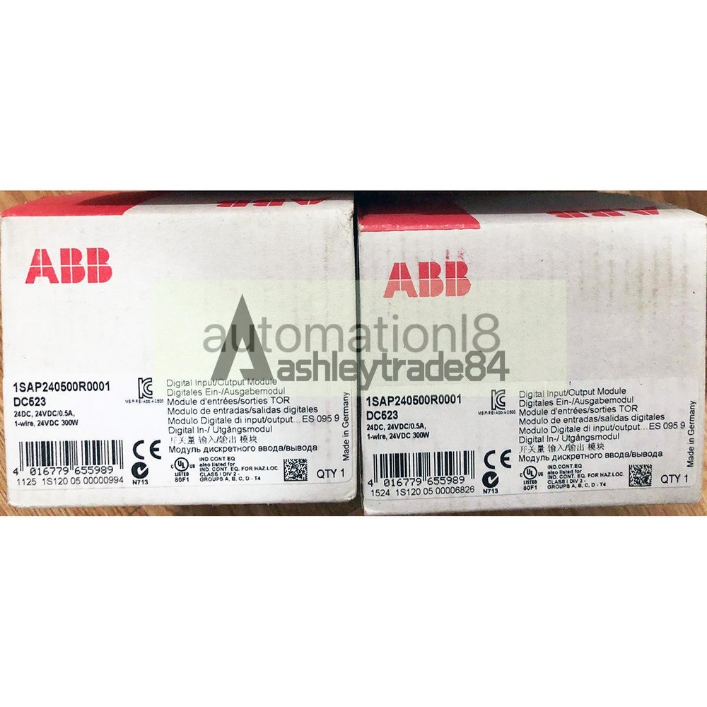1PC New ABB DC523 1SAP240500R0001 switch input/output module