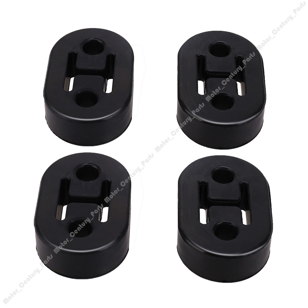 4PACK Heavy Duty Rubber Exhaust Tail Pipe Mount Bracket Hanger Bushing Insulator