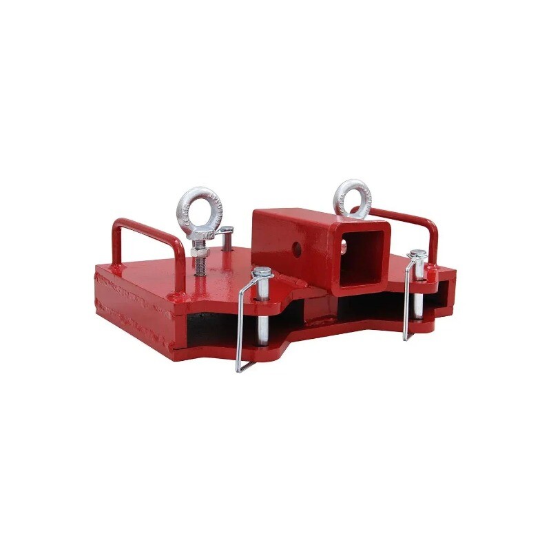 Insert 2" Forklift Hitch Receiver Pallet Forks Trailer Towing Adapter'