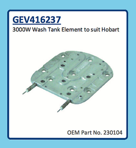 HOBART WASH TANK ELEMENT 3000W GEV416237 230104