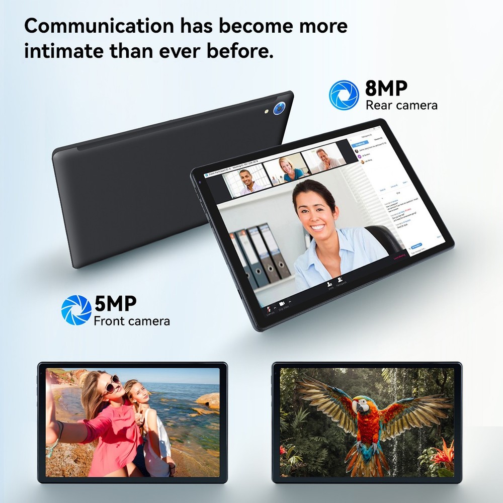 Android15 Tablet 10.1" Octa-core Processor 24GB RAM 128GB ROM HD IPS Dual Camera