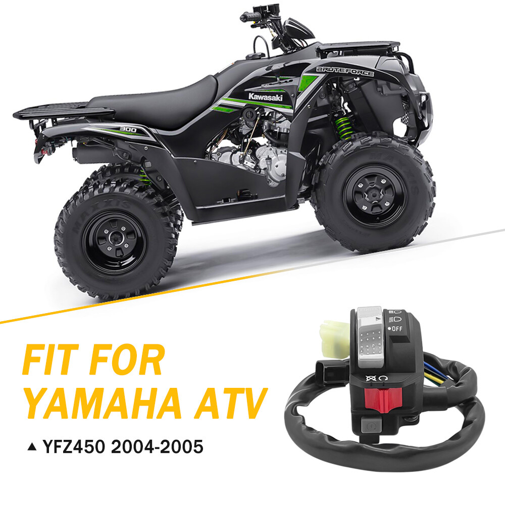 Left Handlebar Control Start Kill Switch Headlight for 2004-2005 Yamaha YFZ450
