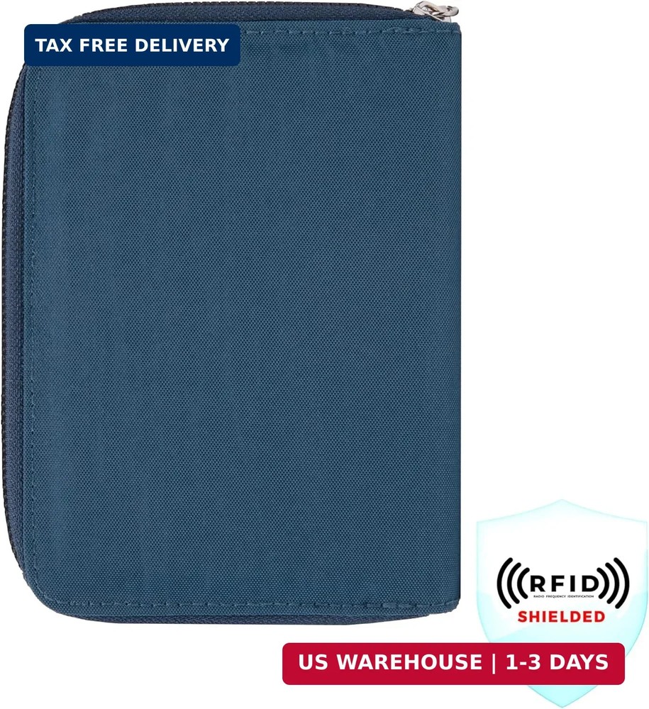 Travelon RFID Blocking Passport Zip Wallet