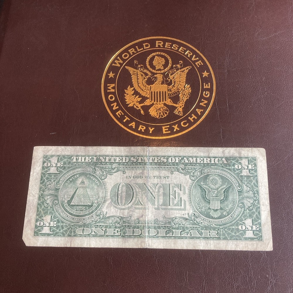 $1 Error Note Misplaced Or Extra Ink Serial Print Error