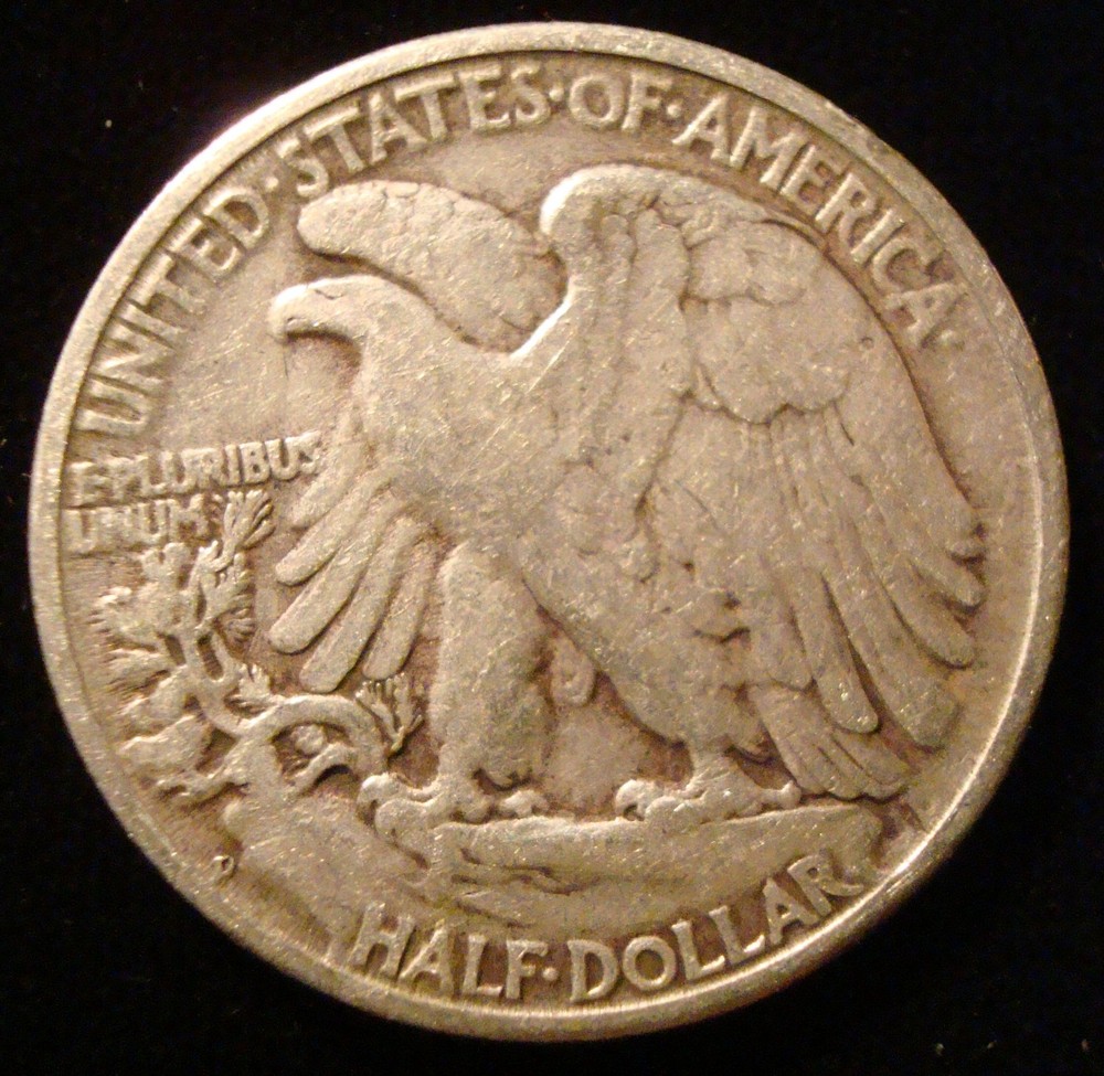 1947-D Walking Liberty Half dollar