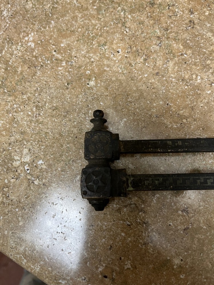 Antique brass gas valve