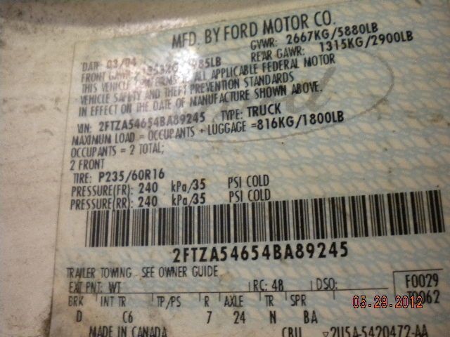 DRIVER LEFT FRONT SPINDLE/KNUCKLE KNUCKLE FITS 04-07 FREESTAR 9876164