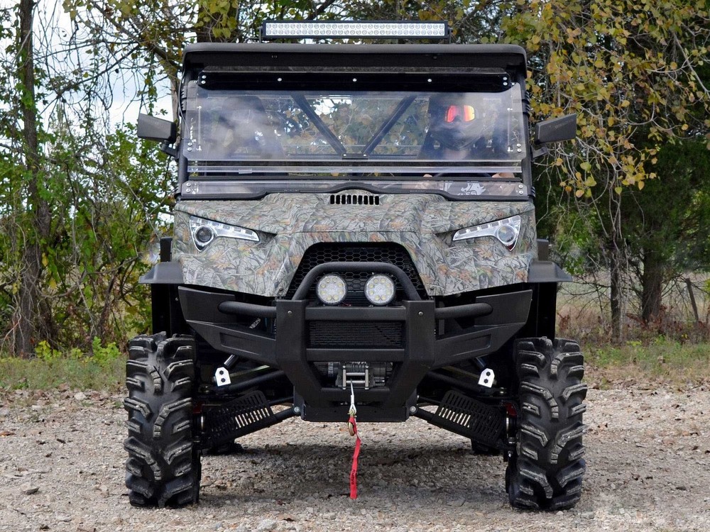 SuperATV Odes Dominator X2 / X4 Scratch Resistant Flip Windshield (2015-2017)