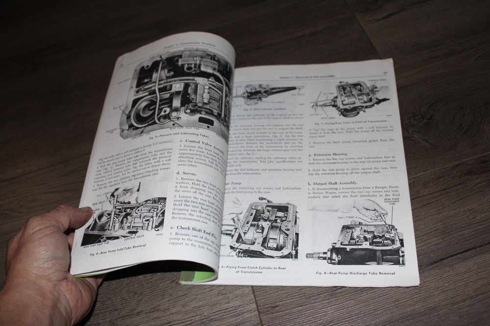 1958 Edsel Automatic Transmission Manual w bulletin bound COPY