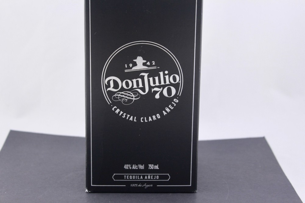 TEQUILA DON JULIO 70 EMPTY BOTTLE AND BOX – MINT