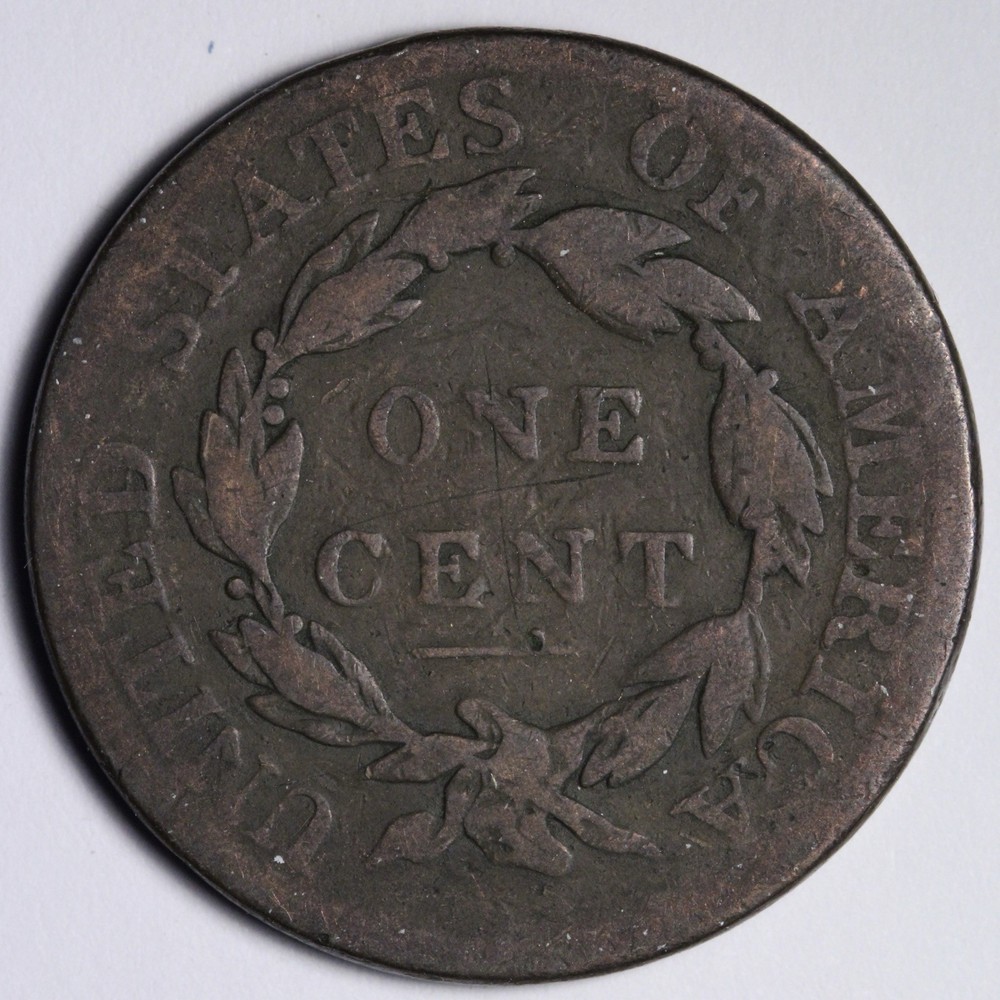 1818 Coronet Head Large Cent VG E112 VWNF
