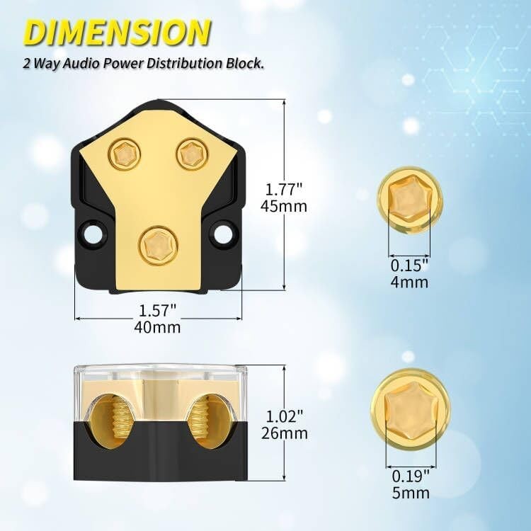 12V Power Distribution Block Car Audio