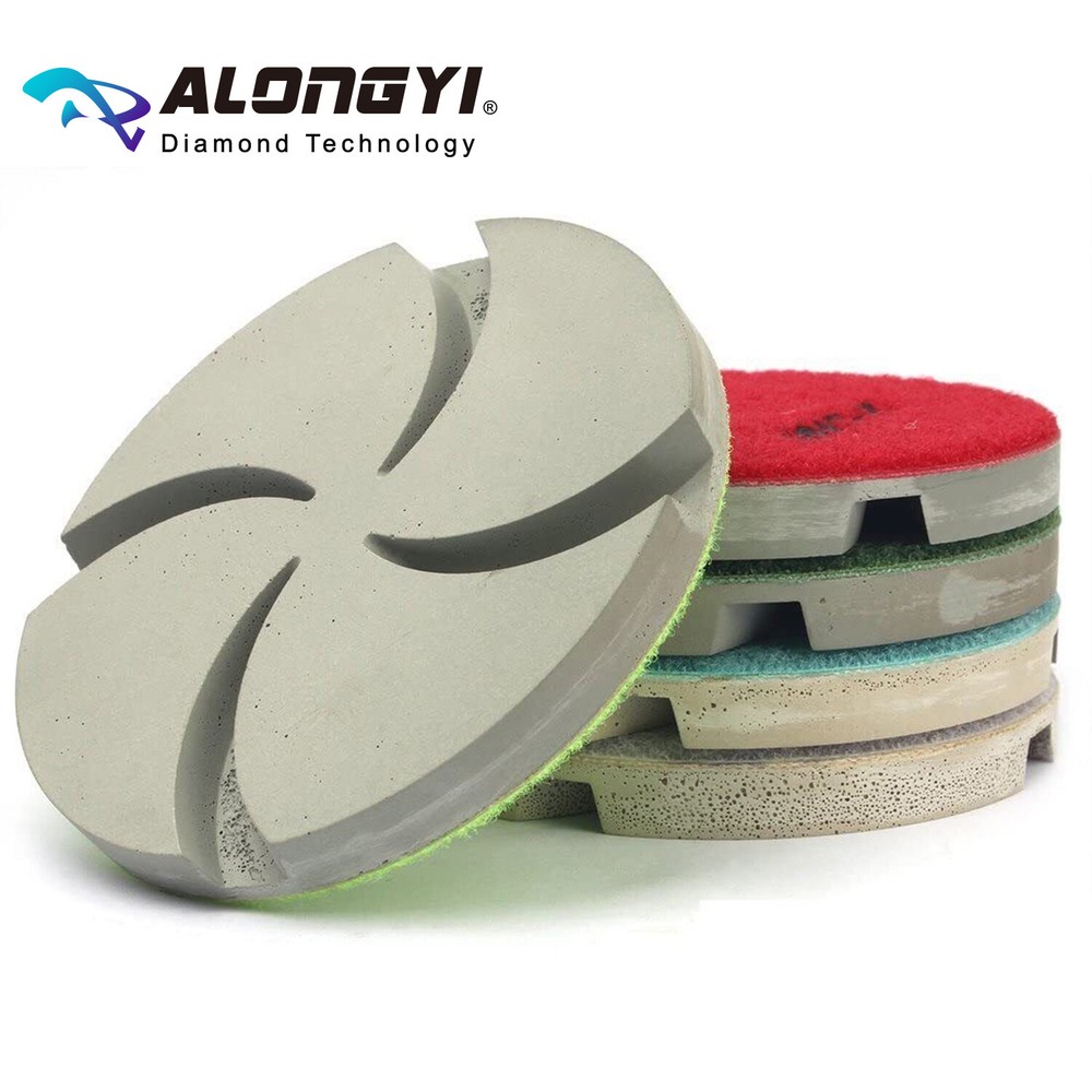 New Efficient Marble-Premium Quality Dry Diamond Floor Abrasive Pad 5 Steps/lot