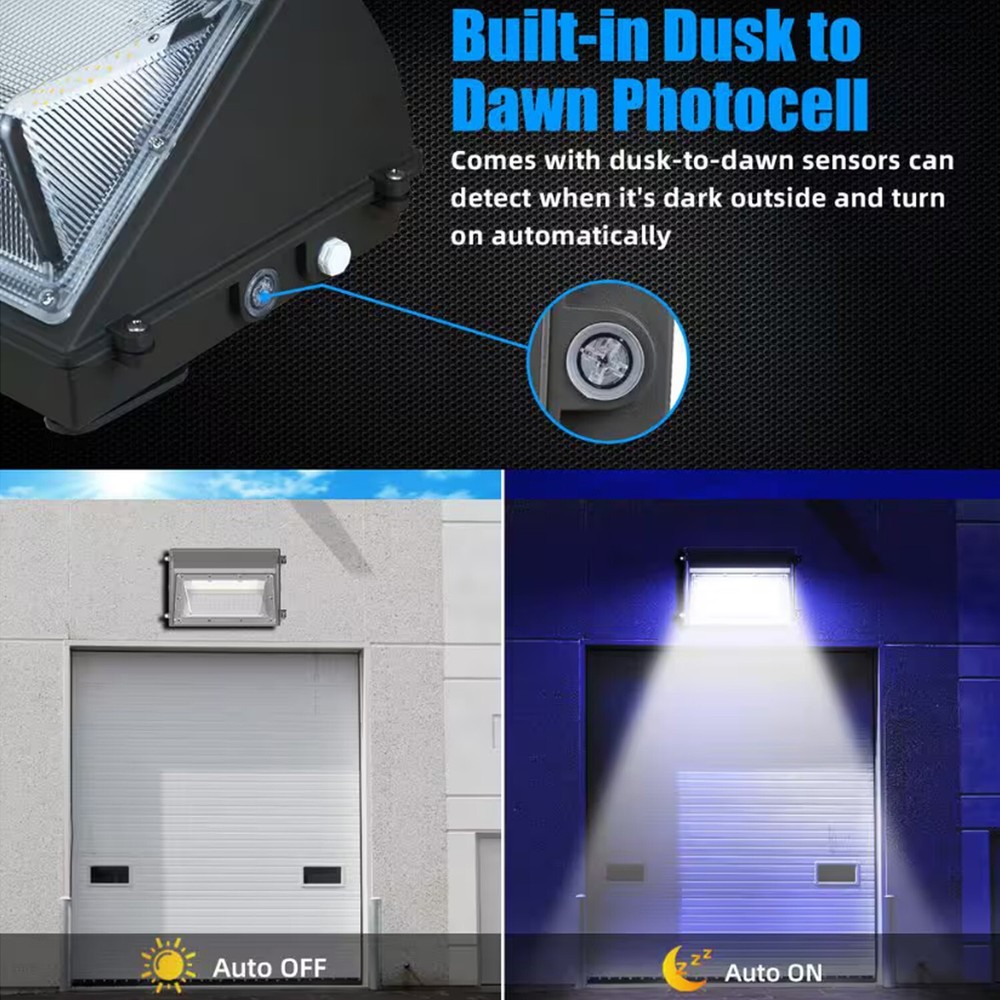 Wall Pack Lights Outdoor LED, LED Wall Pack Daylight 5000K Daylight White 4 Pack