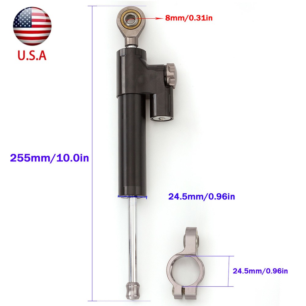 CNC Steering Damper Linear Stabilizer Reversed Safety Control Universal FXCNC