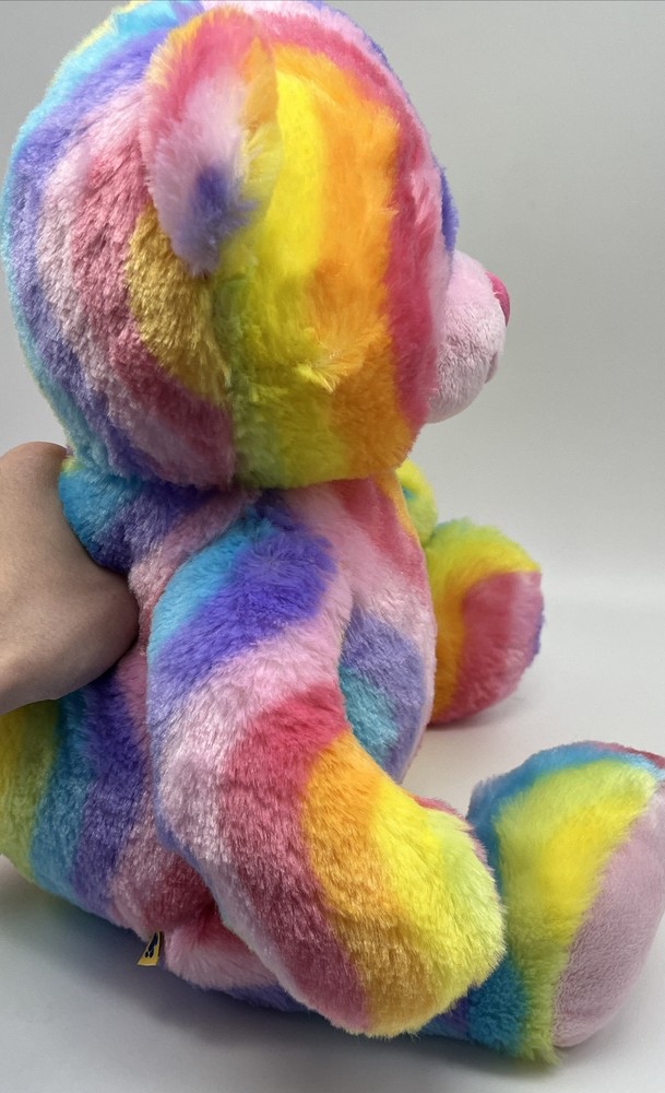 Build A Bear Workshop Tye Dye Rainbow Bear 18"