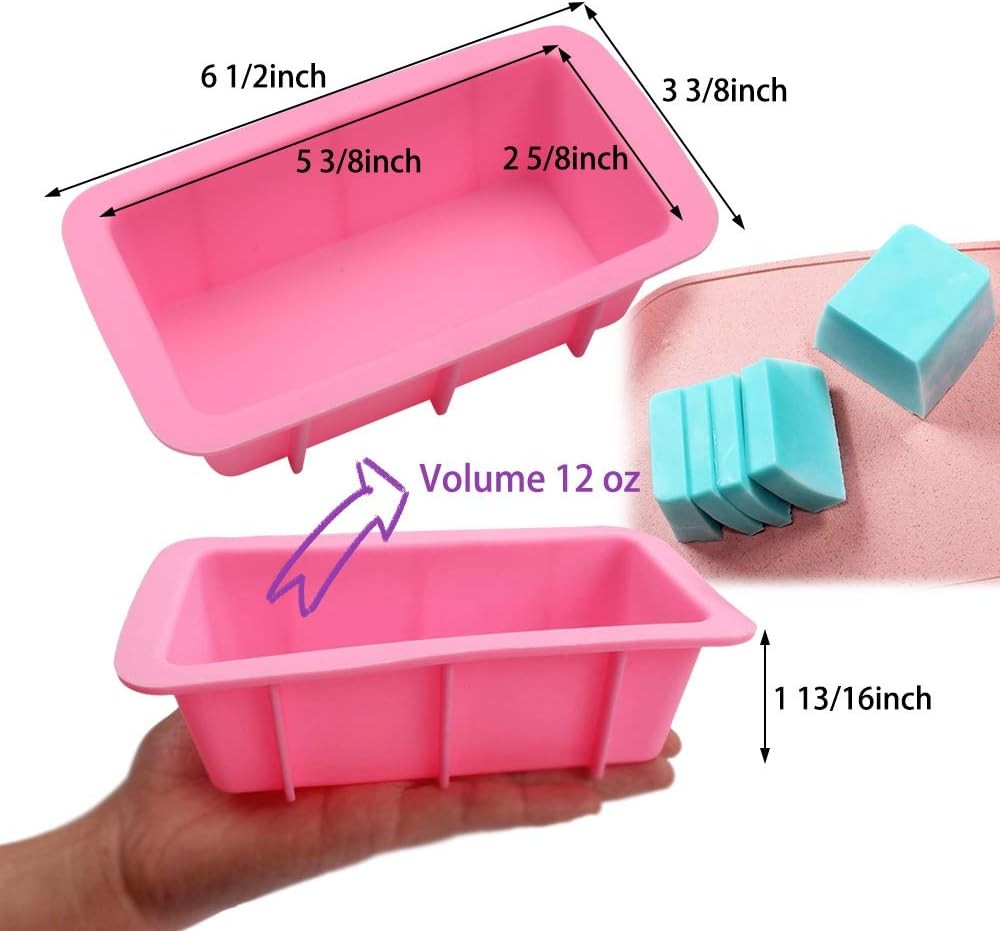 Silicone Mini Bread Loaf Pans Set 4