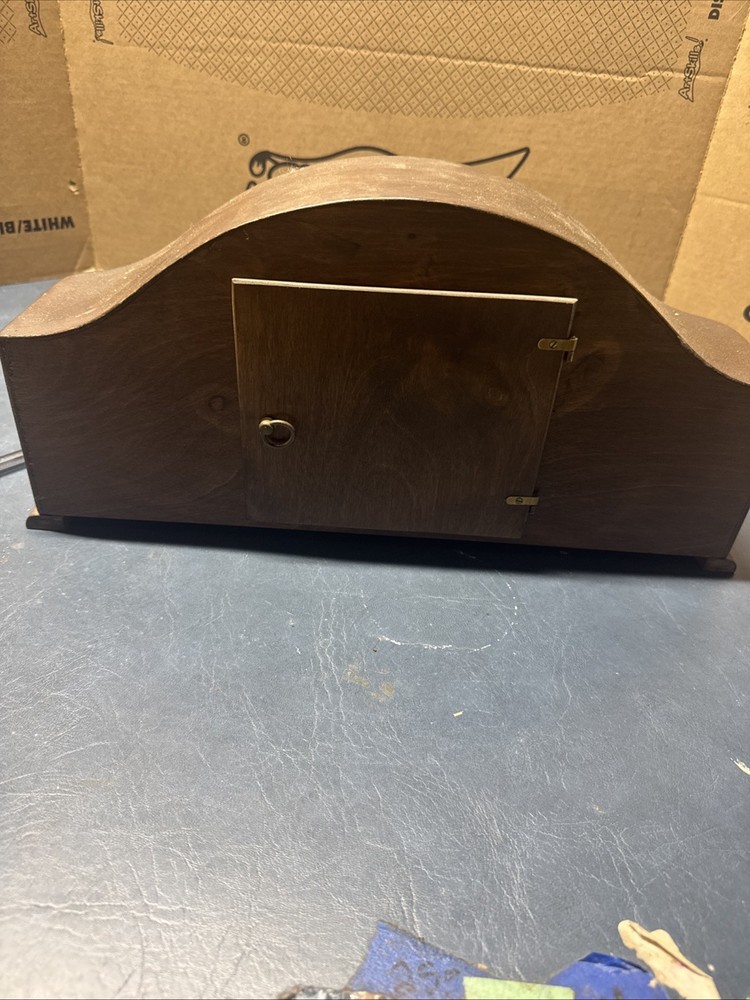 Antique Mantle Clock With Key untested