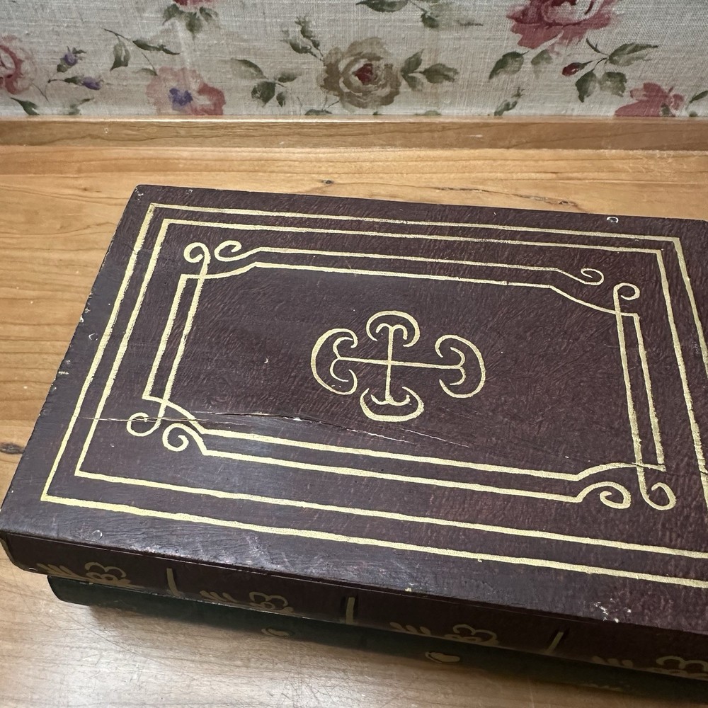 Vintage faux book box
