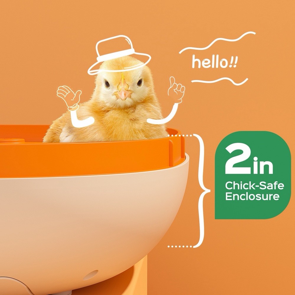 Chickcozy 25 Egg Incubator Automatic Turner Temperature Control w/ Box