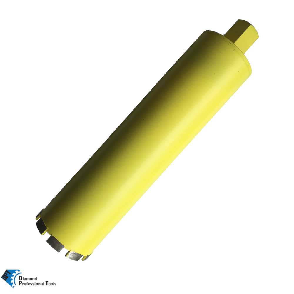 3 Pack 4" Wet Diamond Core Drill Bits for Concrete Asphalt Bricks Blocks Stones