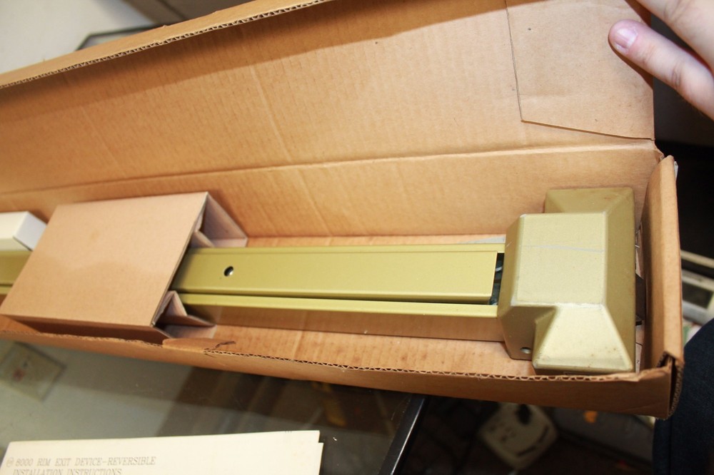 Cal-Royal 36" Push Bar Panic Exit Device Aluminum