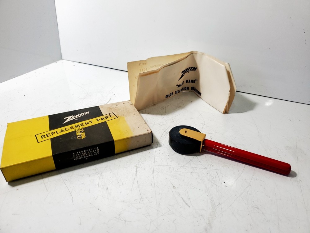 Zenith Color T.V. Degausser Magic Wand NOS Untested