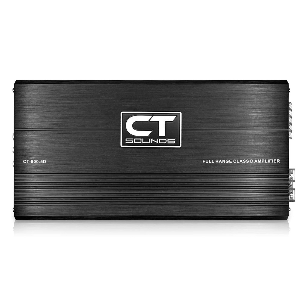 CT-800.5D 1000 Watt Full-Range Class D 5-Channel Car Amplifier