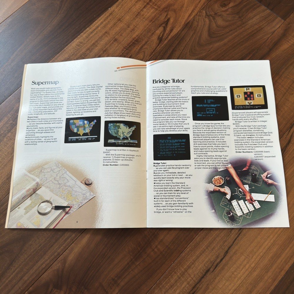 Apple Spring 1981 Catalog Computer Software Technology Magazine Vintage Print