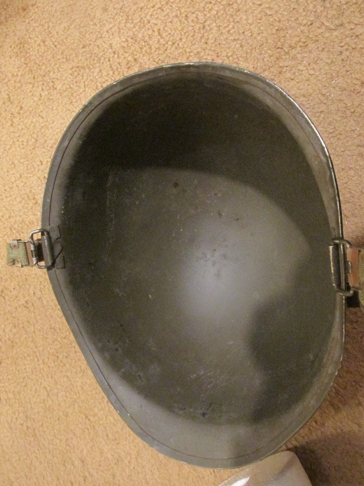 Belgian M1 helmet and liner