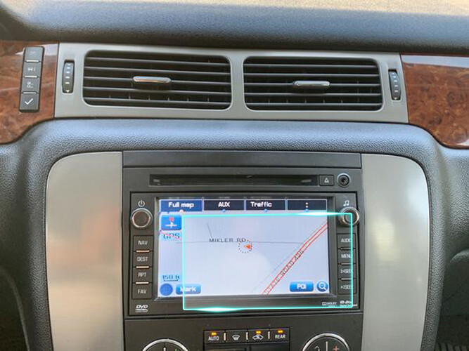 Crystal Clear Screen Protector for 2013 GMC Yukon Vehicle Navigation
