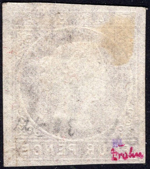 GAMBIA-1874 4d Brown. A fine used example Sg 5