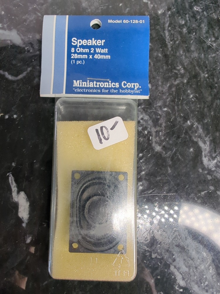 Miniatronics Speaker 2 ohm. 2watt.  60-128-01
