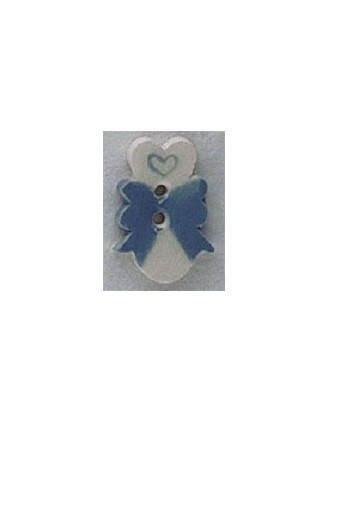 Mill Hill Ceramic Buttons 86297 Blue Rattle