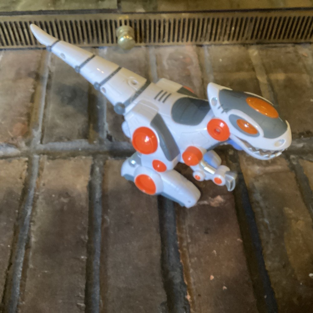 T-Rex Mechanical Pet Dinosaur Walking Light Up *tested*