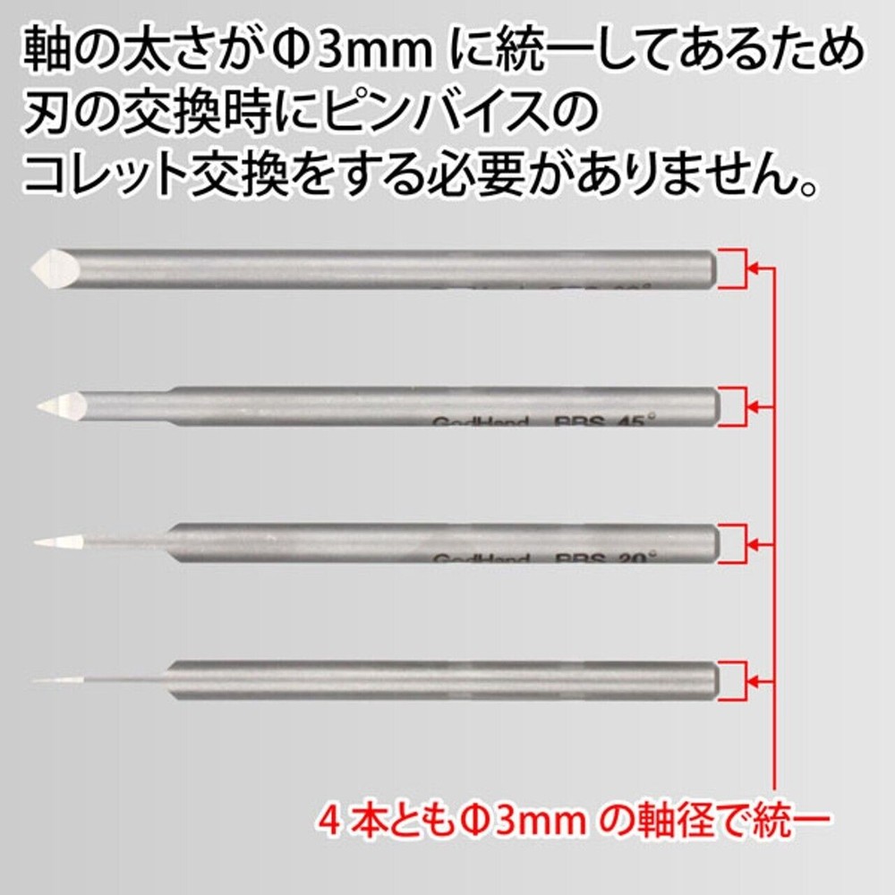 GH-BBS-5-90 Chisel [Triangle Flattened Blade] (God Hand)