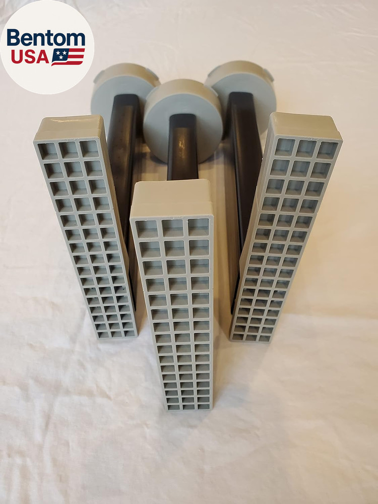 Universal Retaining Wall Block Drain 3-Pack (Grey)
