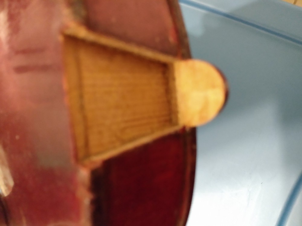 Antique Violin As Found