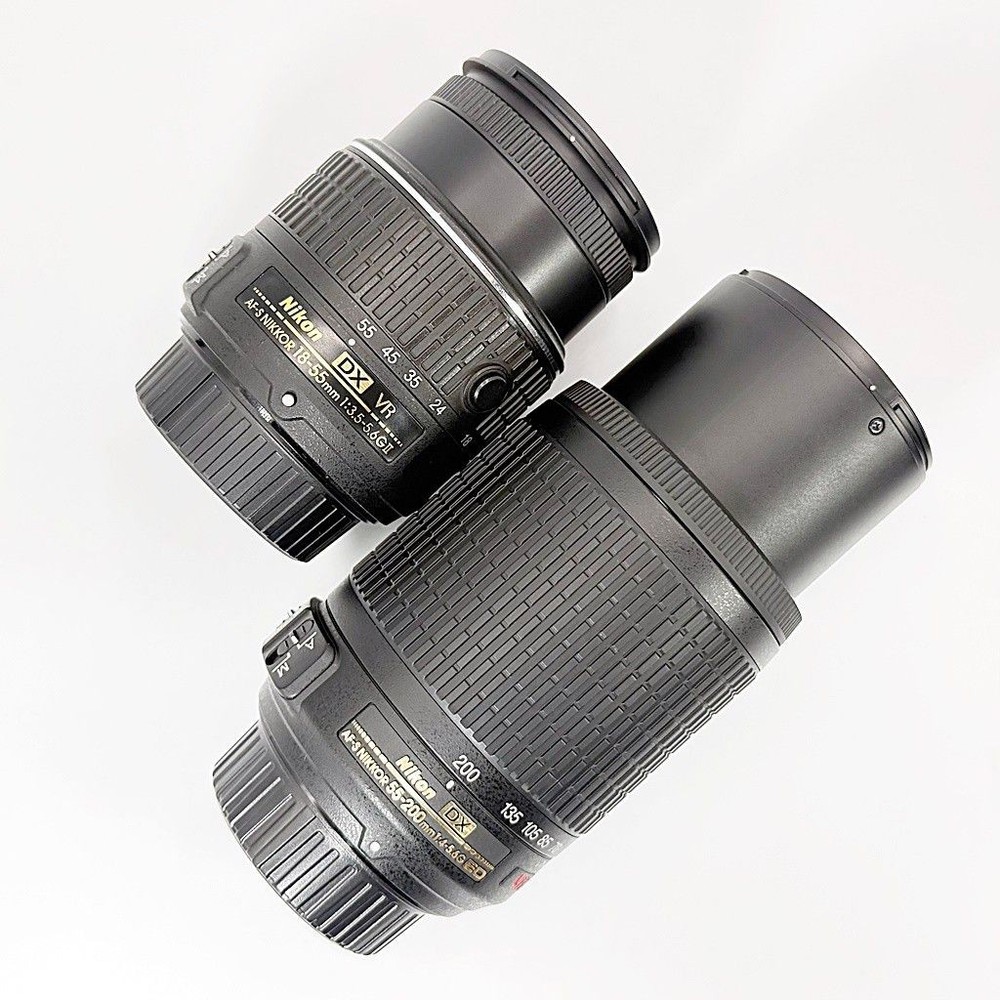 Nikon D3300 Double Zoom Kit Black DSLR Camera