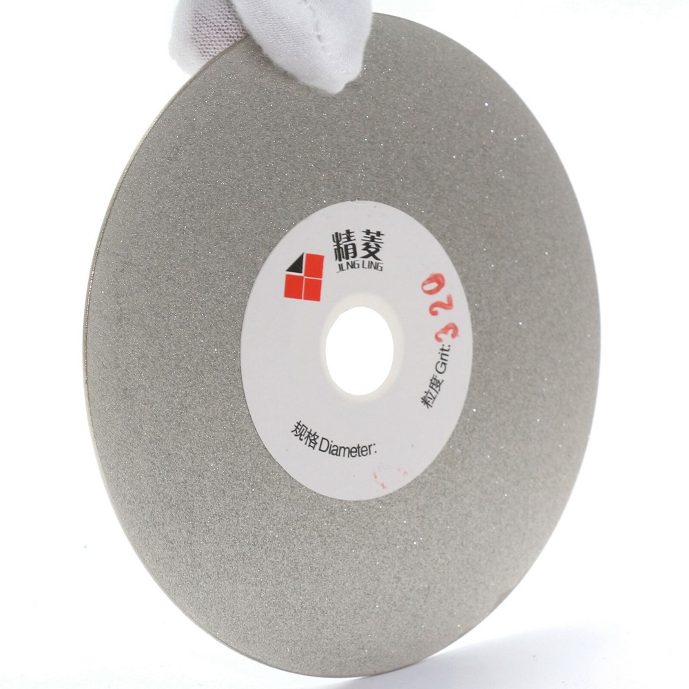8'' inch Diamond Flat Lap Disk Grinding Disc 320Grit Coated Wheel Lapidary Tools