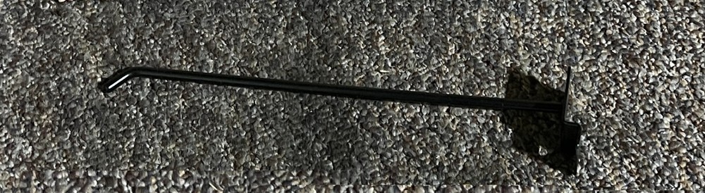 (QTY 39) Gridwall Peg Hook Black Grid Wall Display Hook Hanger Black