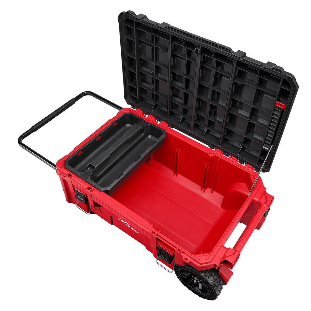 Milwaukee 48-22-8428 PACKOUT Rolling Tool Chest w Dual Stack Top, 250lb Capacity