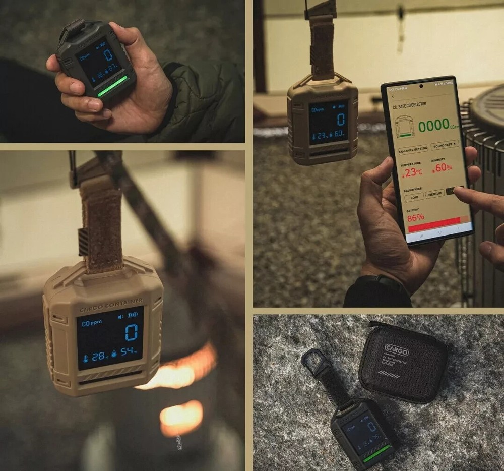 Cargo Container SAFE CO DETECTOR Carbon Monoxide Alarm Detection Measurement