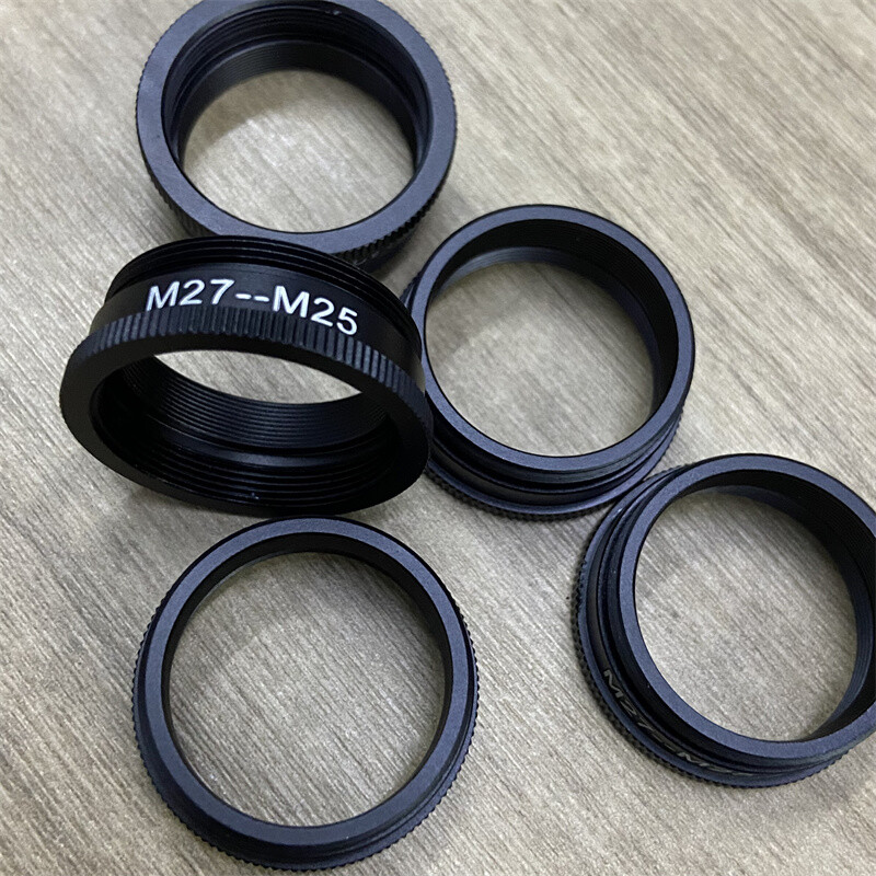 1pc M27 to M25 Microscope Objective Lens Adapter Ring f Leica Nikon Microscope