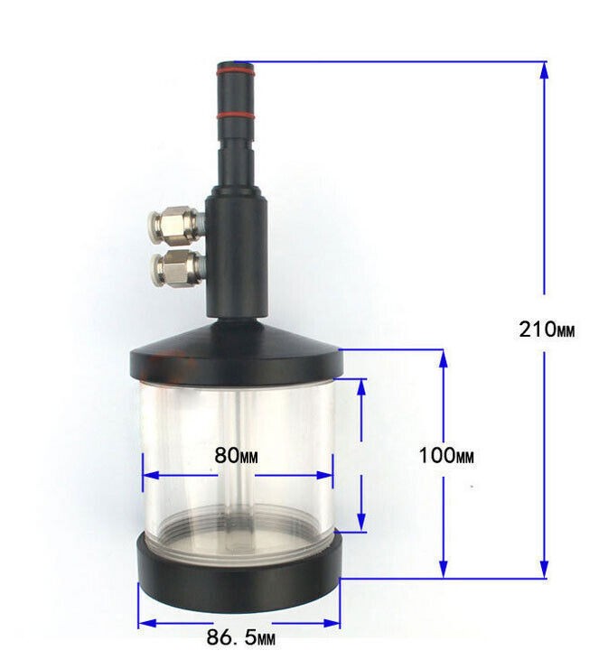 GM03 Electrostatic Powder Coating Machine Hopper Test Fluidizing Cup Lab Testing