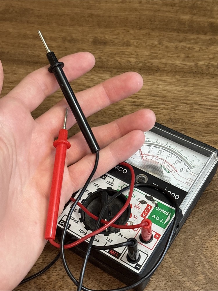 Vintage Analog Multitester Emco Electronics Model BL-2000 Ohm/V DC AC