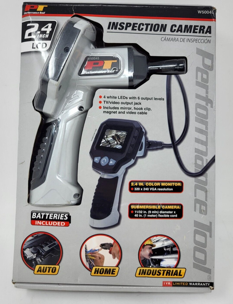 Performance Tool 2.4' Lcd Inspection Camera (W50045)