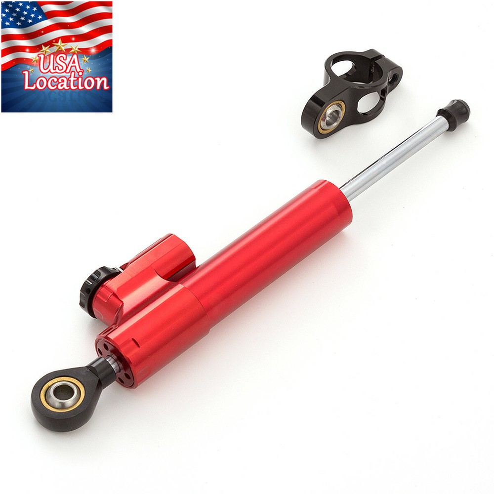 For CBR954RR 2002-2003 CBR929RR 2000-2001 Steering Damper Bracket Kit Mount Red