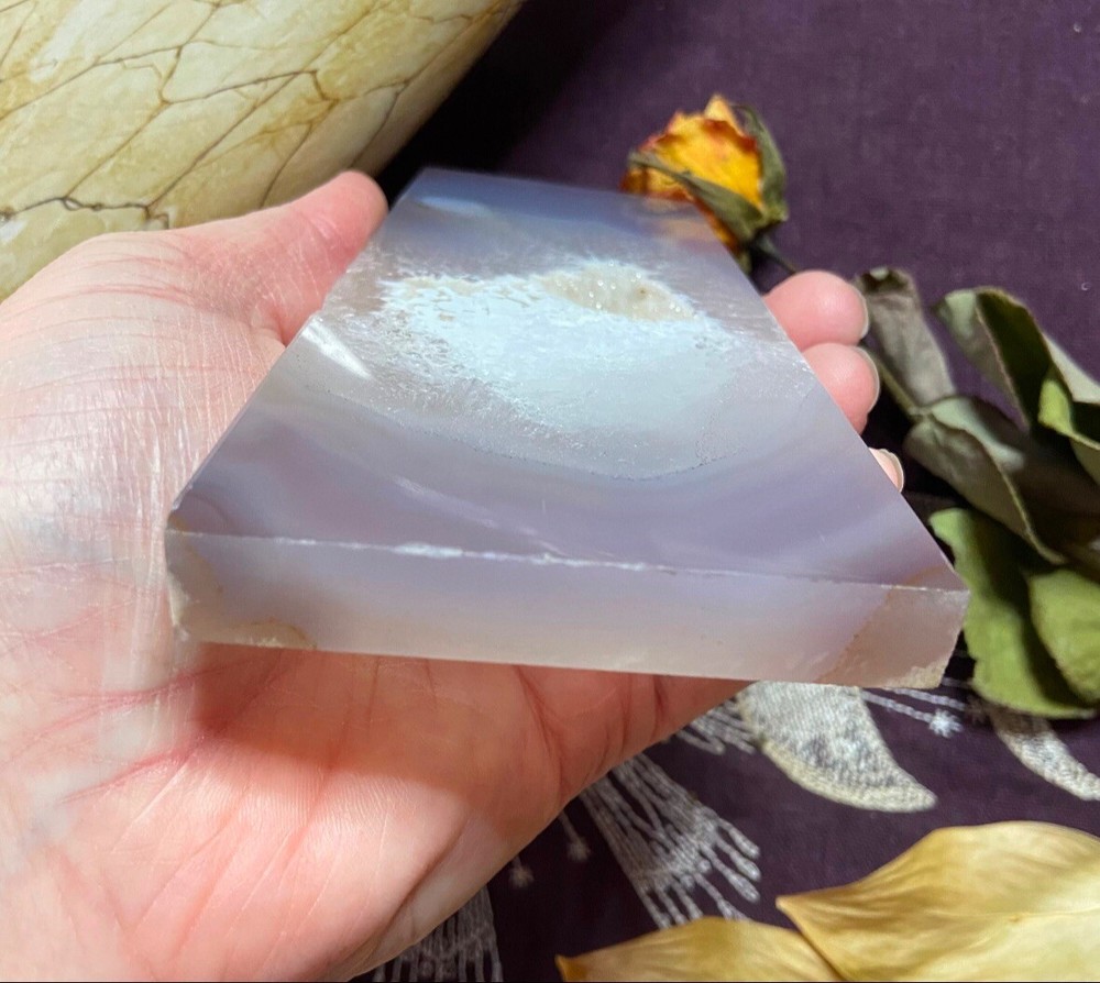 Clearance High Quality Druzy Agate Tower, All Natural